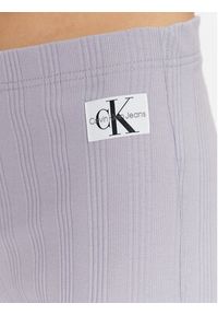 Calvin Klein Jeans Spodnie materiałowe J20J221597 Fioletowy Regular Fit. Kolor: fioletowy. Materiał: bawełna #5