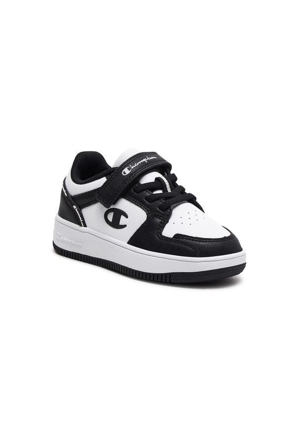 Buty do chodzenia dla dzieci Champion Rebound 2.0 Low. Okazja: na co dzień. Zapięcie: rzepy. Kolor: biały. Materiał: materiał, syntetyk, tkanina. Sport: turystyka piesza