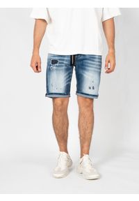 Xagon Szorty "Denim Shorts" | MR 231 | Mężczyzna | Niebieski. Okazja: na co dzień. Kolor: niebieski. Materiał: elastan, bawełna. Styl: vintage, rockowy, casual #4