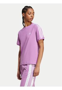 Adidas - adidas T-Shirt 3-Stripes IY2103 Różowy Regular Fit. Kolor: różowy. Materiał: bawełna #1