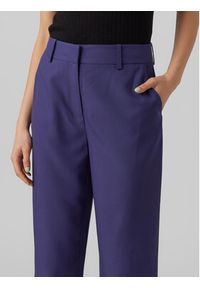 Vero Moda Spodnie materiałowe 10293210 Granatowy Straight Fit. Kolor: niebieski. Materiał: syntetyk #2