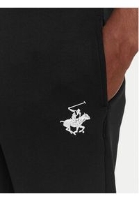 Beverly Hills Polo Club Spodnie dresowe M6608B-HR Czarny Regular Fit. Kolor: czarny. Materiał: bawełna #4