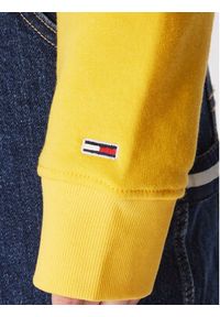 Tommy Jeans Bluza Essential DW0DW14851 Żółty Regular Fit. Kolor: żółty. Materiał: bawełna, syntetyk