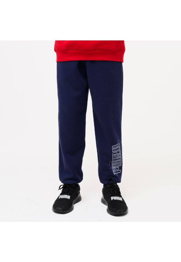 Spodnie dresowe dla dzieci Puma. Materiał: dresówka. Sport: joga i pilates