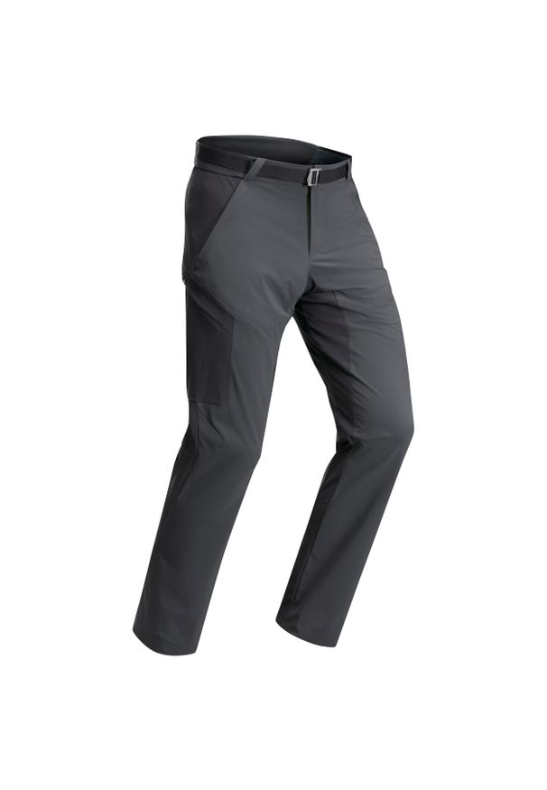 quechua - Spodnie turystyczne męskie Quechua MH500. Materiał: tkanina, syntetyk, materiał, elastan