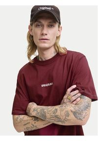 Jack & Jones T-Shirt Meadows Minimal 12283630 Czerwony Loose Fit. Kolor: czerwony. Materiał: bawełna #7