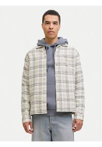 Jack & Jones Koszula York 12283078 Beżowy Relaxed Fit. Kolor: beżowy. Materiał: bawełna