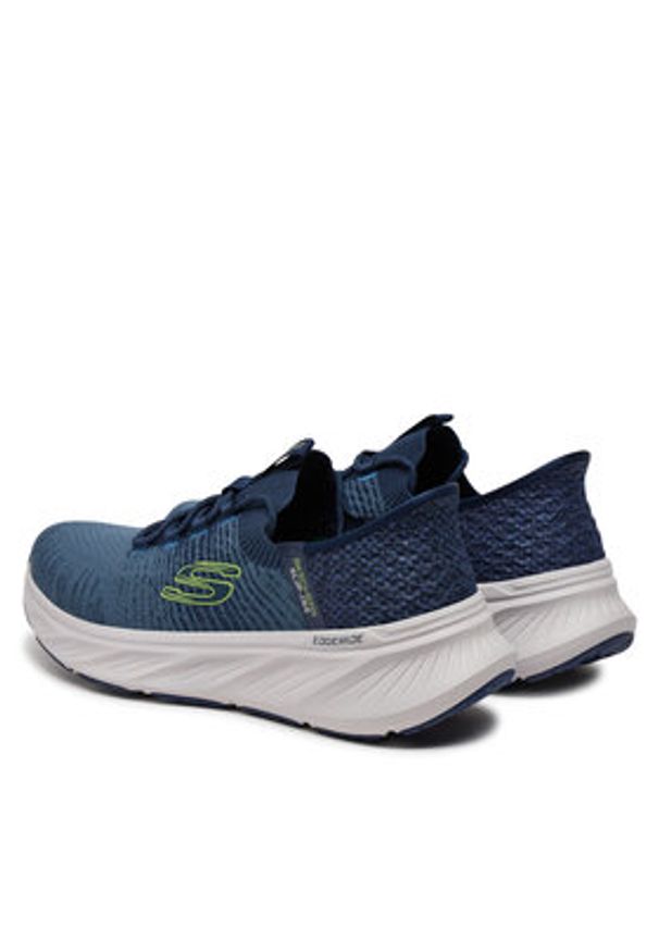 skechers - Skechers Sneakersy 232932/NVLM Granatowy. Kolor: niebieski. Materiał: materiał