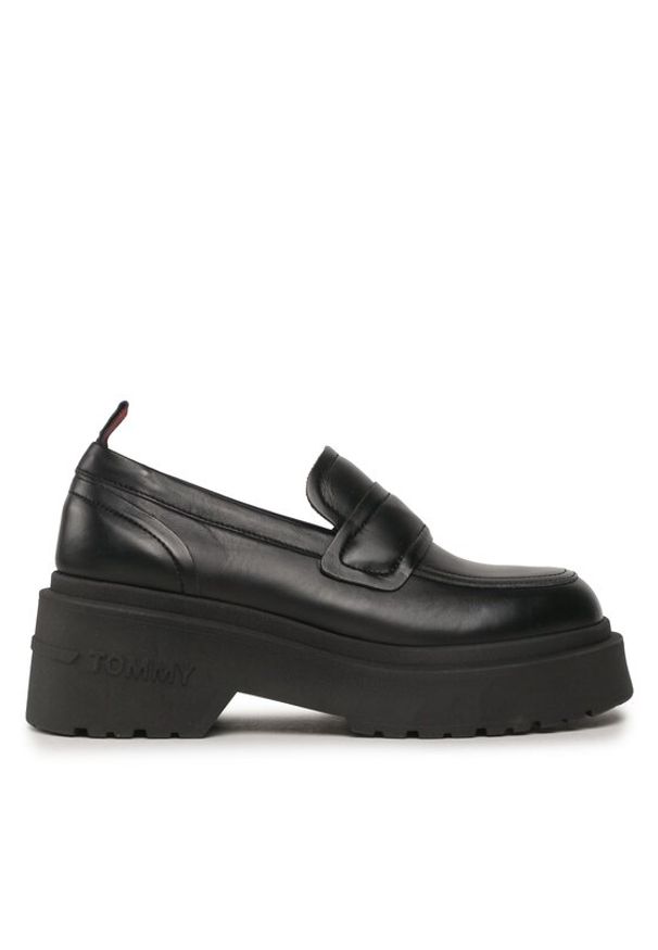 Tommy Jeans Loafersy Tjw Ava Loafer EN0EN02218 Czarny. Kolor: czarny. Materiał: skóra