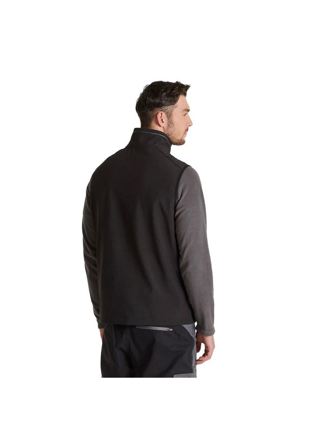 CRAGHOPPERS - Męska Kamizelka Softshellowa Expert Basecamp. Kolor: czarny. Materiał: softshell. Sport: turystyka piesza