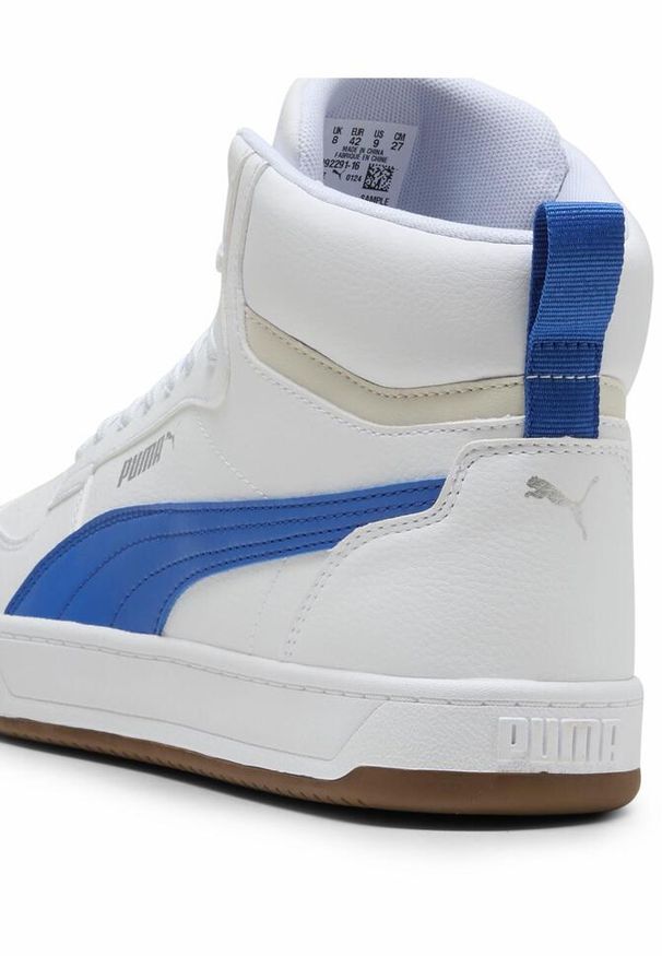 Puma - Sneakersy Caven 2.0 Mid PUMA White Vivid Blue Gum Beige. Kolor: biały, beżowy, niebieski, wielokolorowy. Materiał: guma. Sezon: lato
