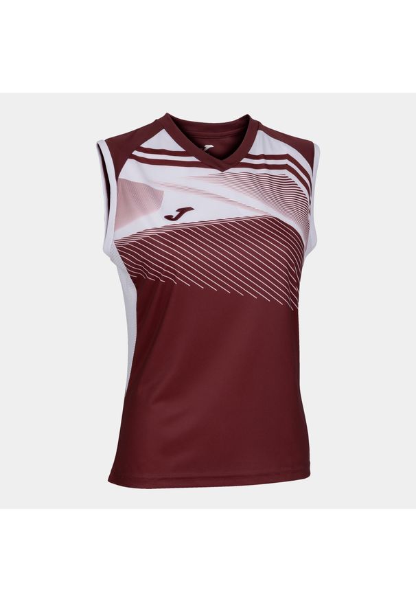 Koszulka do siatkówki damska Joma Supernova II. Kolor: biały, czerwony, wielokolorowy, brązowy. Sport: siatkówka