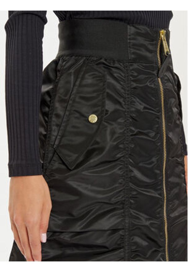 Alpha Industries Spódnica midi 148067 Czarny Regular Fit. Kolor: czarny. Materiał: syntetyk