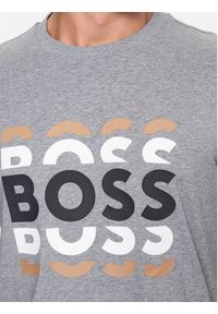 BOSS - Boss T-Shirt 50495735 Szary Regular Fit. Kolor: szary. Materiał: bawełna #4