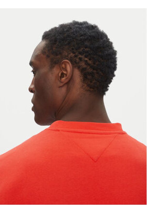 Tommy Jeans Bluza DM0DM20741 Pomarańczowy Regular Fit. Kolor: pomarańczowy. Materiał: bawełna