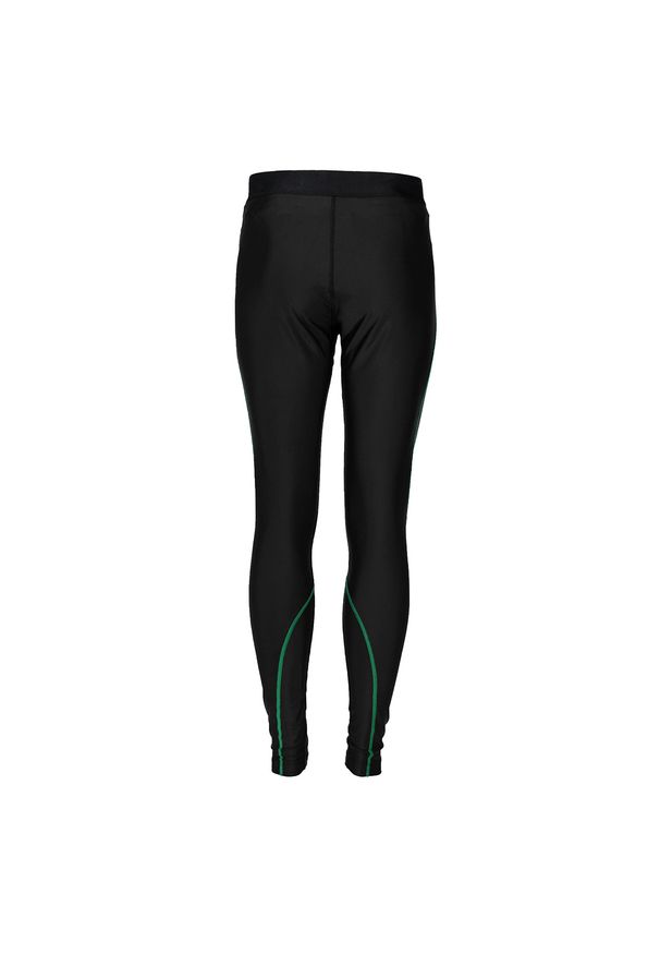 Trussardi Jeans - Trussardi Sport Legginsy | 40P00023 1T000878 | Mężczyzna | Czarny. Kolor: czarny. Materiał: nylon, elastan. Wzór: aplikacja