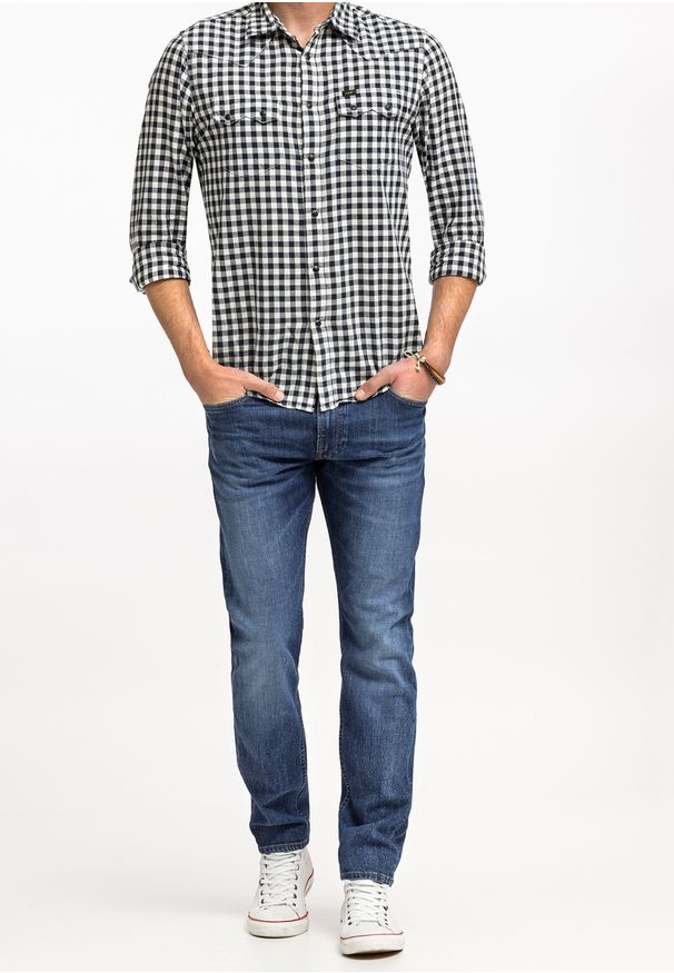 Lee - LEE RIDER MĘSKIE SPODNIE JEANSOWE JEANSY DŻINSY WORN FROM RAW L701KNHD 112321976