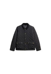 Kurtka puchowa Superdry Estate Coach. Kolor: czarny. Materiał: puch #1