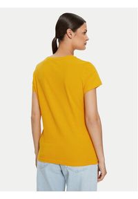 Mustang T-Shirt Loa 1015162 Żółty Slim Fit. Kolor: żółty. Materiał: bawełna #4