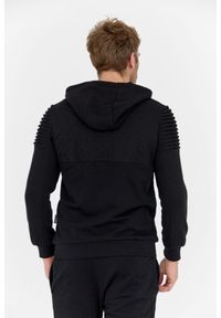 Philipp Plein - PHILIPP PLEIN Czarny pikowany dres męski, Rozmiar XL. Kolor: czarny. Materiał: dresówka. Sport: bieganie #6