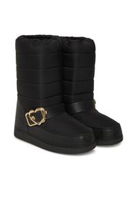 Love Moschino - LOVE MOSCHINO Śniegowce JA24442G0NISK00B Czarny. Kolor: czarny. Materiał: materiał #4