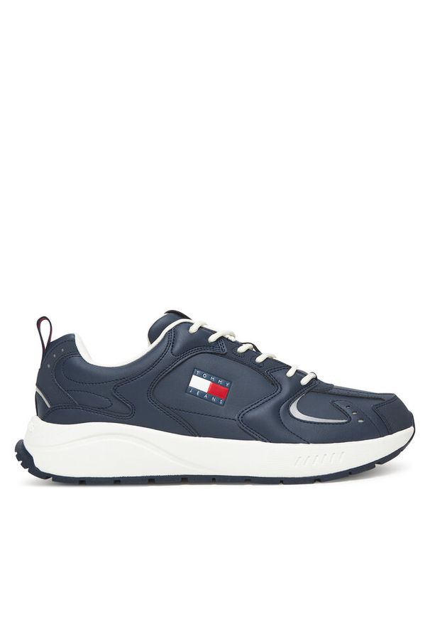 Sneakersy Tommy Jeans. Kolor: niebieski