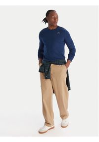 Robe di Kappa Longsleeve 631189W Niebieski Slim Fit. Kolor: niebieski. Materiał: bawełna. Długość rękawa: długi rękaw #3