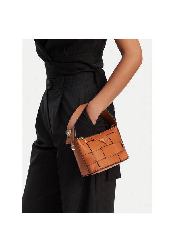 Torebka Guess. Kolor: brązowy