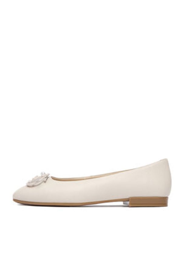 Lasocki Baleriny CEO-RST-ROMI-89 Beżowy. Kolor: beżowy. Materiał: skóra