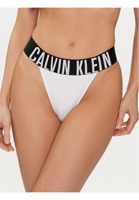 Calvin Klein Underwear Stringi 000QF7638E Biały. Kolor: biały. Materiał: syntetyk