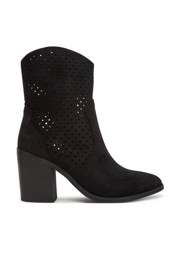 DeeZee Botki 220565-4 Czarny. Kolor: czarny. Materiał: materiał