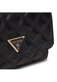 Guess Torebka Giully (QG) HWQG87 48740 Czarny. Kolor: czarny. Materiał: skórzane