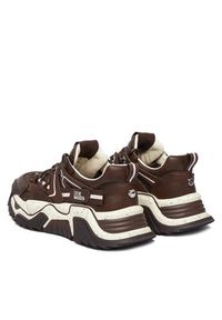 Steve Madden Sneakersy Kingdom 2 SM11004870 Brązowy. Kolor: brązowy. Materiał: skóra, zamsz #2