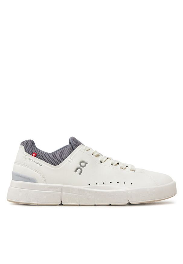 On Buty do biegania The Roger Advantage 3WD10652763 Biały. Kolor: biały. Materiał: skóra