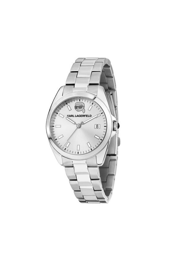 Karl Lagerfeld - KARL LAGERFELD Zegarek R0553101517 Srebrny. Kolor: srebrny