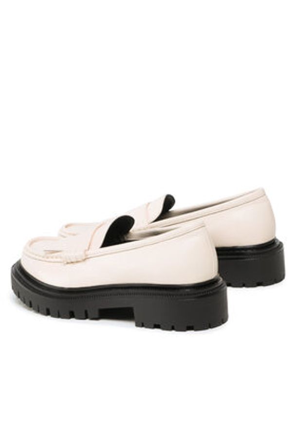 Jenny - JENNY Loafersy HY60031D-3 Beżowy. Kolor: beżowy. Materiał: skóra