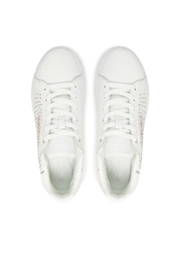 Pepe Jeans Sneakersy Eaton Gala PLS00039 Biały. Kolor: biały. Materiał: skóra