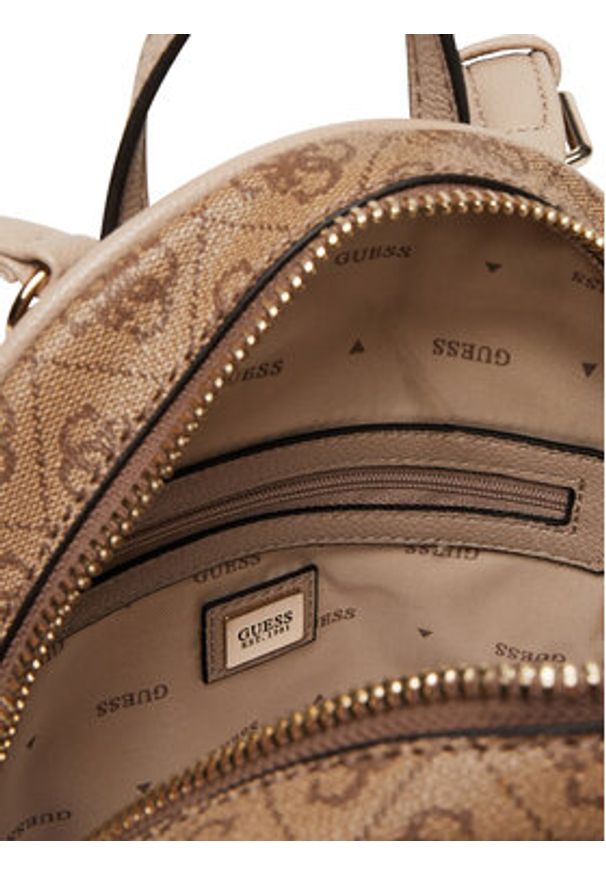 Guess Plecak Manhattan II HWSG71 18320 Brązowy. Kolor: brązowy. Materiał: skóra