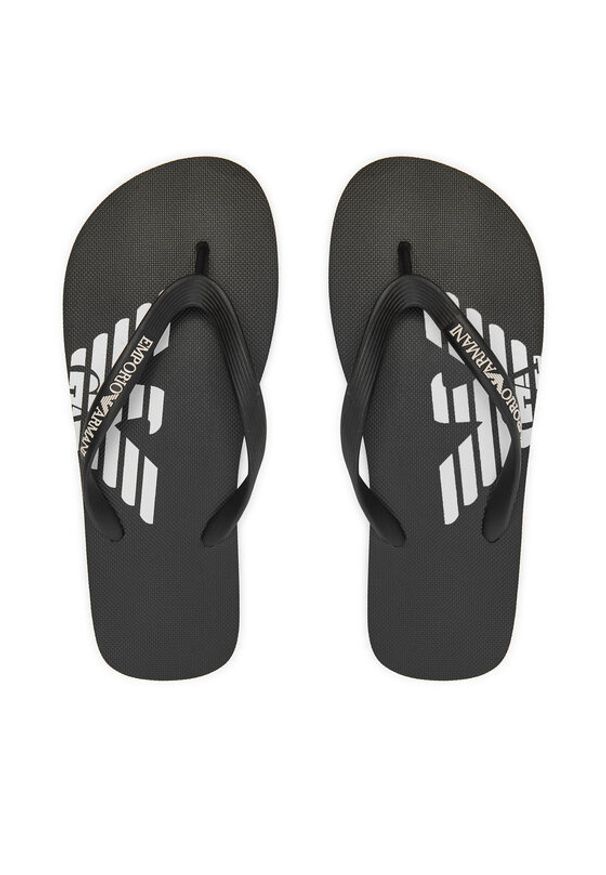 Emporio Armani Japonki XVQS08 XN746 A120 Czarny. Kolor: czarny. Materiał: syntetyk