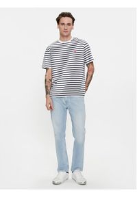 Save The Duck T-Shirt Maddox DT1743M-BESY18 Granatowy Regular Fit. Kolor: niebieski. Materiał: bawełna #2