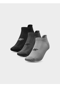 4f - Skarpety treningowe przed kostkę (3-pack) męskie. Kolor: wielokolorowy. Materiał: włókno, materiał. Sport: fitness #1
