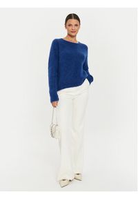 Kontatto Sweter 3M0229 AI253M10 Niebieski Relaxed Fit. Kolor: niebieski. Materiał: syntetyk, wełna #3