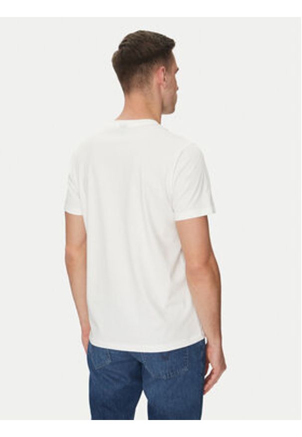 BOSS T-Shirt 50531401 Beżowy Regular Fit. Kolor: beżowy. Materiał: bawełna