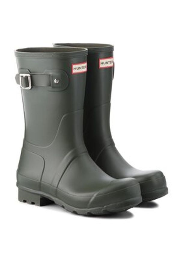 Hunter Kalosze Original Short MFS9000RMA Zielony. Kolor: zielony. Materiał: kauczuk