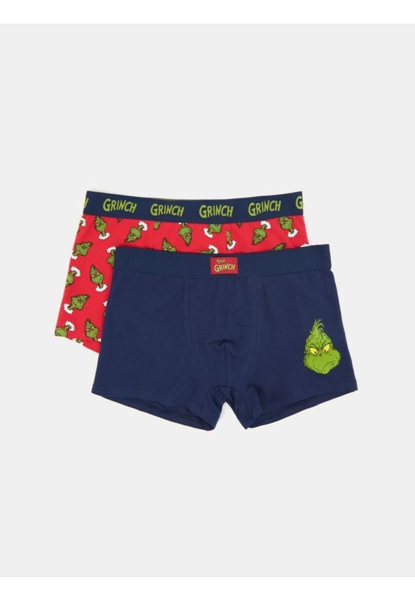 Sinsay - Bokserki 2 pack Grinch - wielobarwny