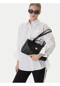 Karl Lagerfeld - KARL LAGERFELD Torebka B1W30095 Czarny. Kolor: czarny. Materiał: skórzane #1
