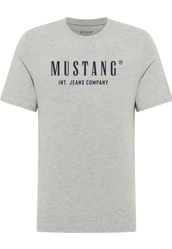 Męski T-Shirt Mustang Style Alex Mid Grey Mélange 1017991 4140
