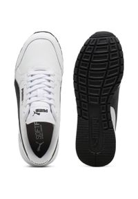 Adidasy Puma St Runner V4 L Jr, Kobiety. Kolor: biały. Materiał: skóra ekologiczna, materiał. Sport: fitness