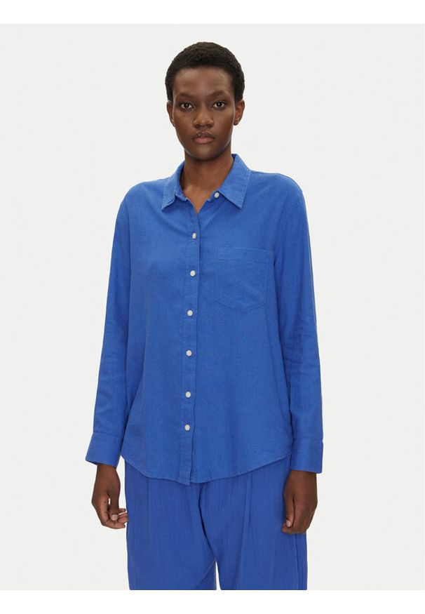 GAP - Gap Koszula 885287-15 Niebieski Regular Fit. Kolor: niebieski. Materiał: wiskoza