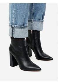 Nine West Botki CEO-HANA-01 Czarny. Kolor: czarny. Materiał: materiał #7